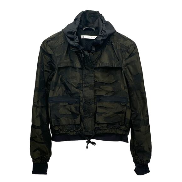 BLANC NOIR Skyfall Aviator Jacket in Olive Camo S - Picture 1 of 12